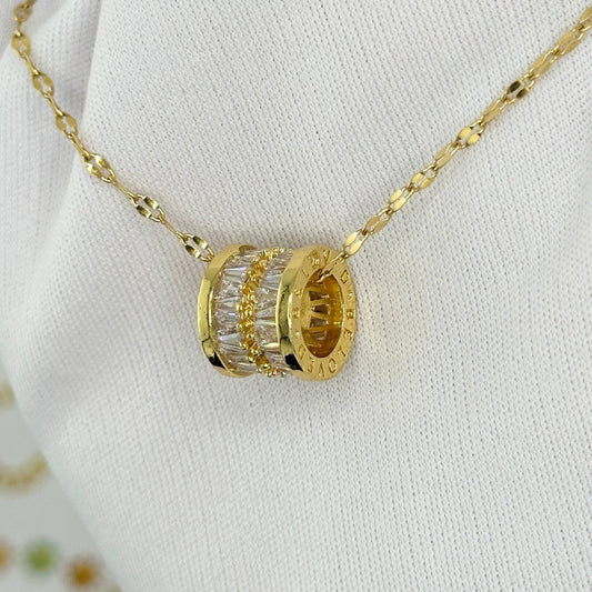 Collier en plaqué or 18 carats